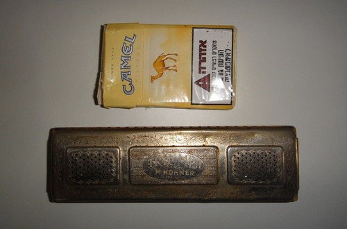 Rara armonica antica 1887 ""Triumph"" su due lati M. Hohner - Germania - Foto 8 di 12