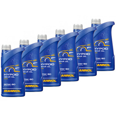Getriebeöl MANNOL API GL 4 GL/ 5 80W90 6x 1 Liter für Cectek/Herkules E-Ton