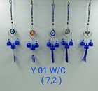 Assorted Lot of 20 Evil Eye Wall, Car Hangings & Wind Chimes | Wholesale Decor