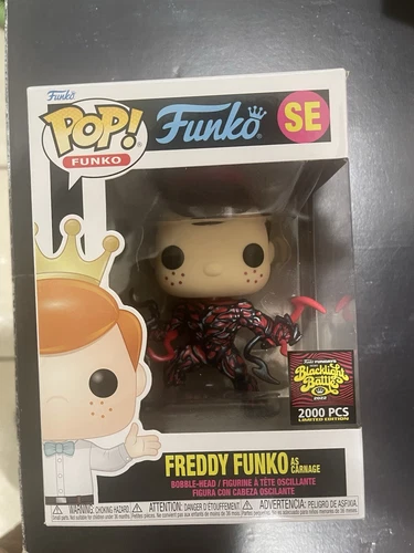 2022 Funko Fundays Metallic Freddy Funko As Carnage 2000 Pieces - Damaged