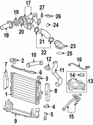 Manguera de depósito para Jaguar (N/P XR852861)