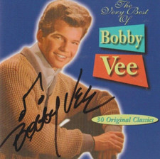 BOBBY VEE The Very Best of Bobby Vee CD SIGNED AUTOGRAPHED NICE SIGNATURE!!