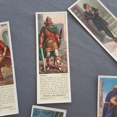 Taifun Tee - Figuren aus Shakespeare 1937 L25 - neuwertig