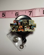 STAR WARS word, Teacher, Nurse, ID Badge holder, Badge Reel, Gift, funny, cool