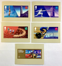 PHQ Postcards 2012 Set 367 - 2012 OLYMPIC GAMES - Unused - 5 Cards
