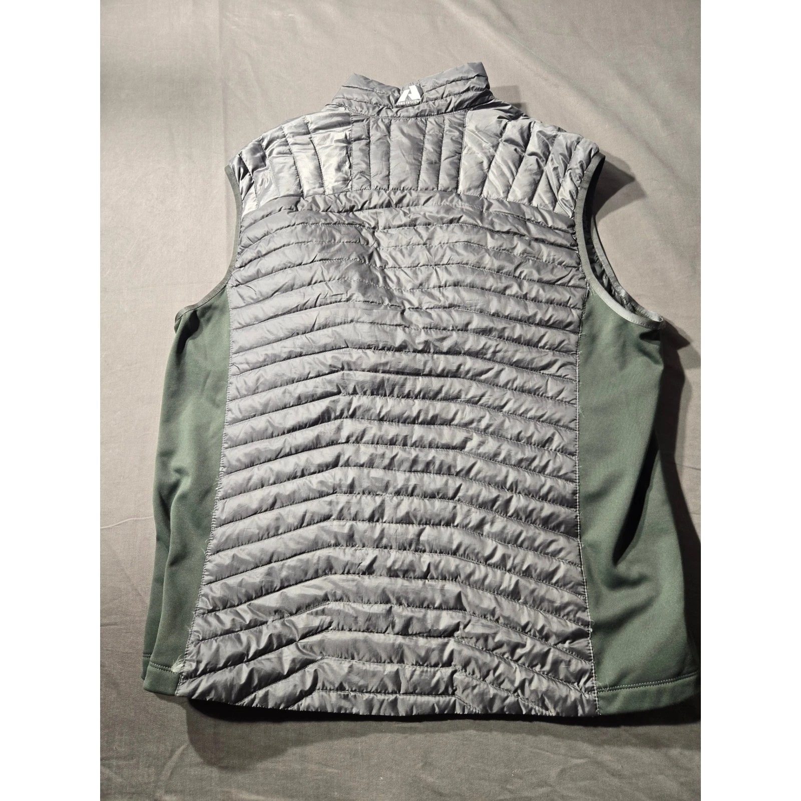 Eddie Bauer First Ascent StormDown 800 Puffer Vest Mens XL Gray Green Outdoor - product detail image 7