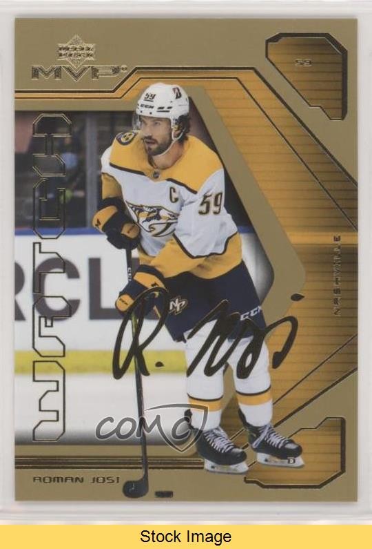 2021-22 Upper Deck MVP 20th Anniversary Gold Roman Josi #41 READ 8tn