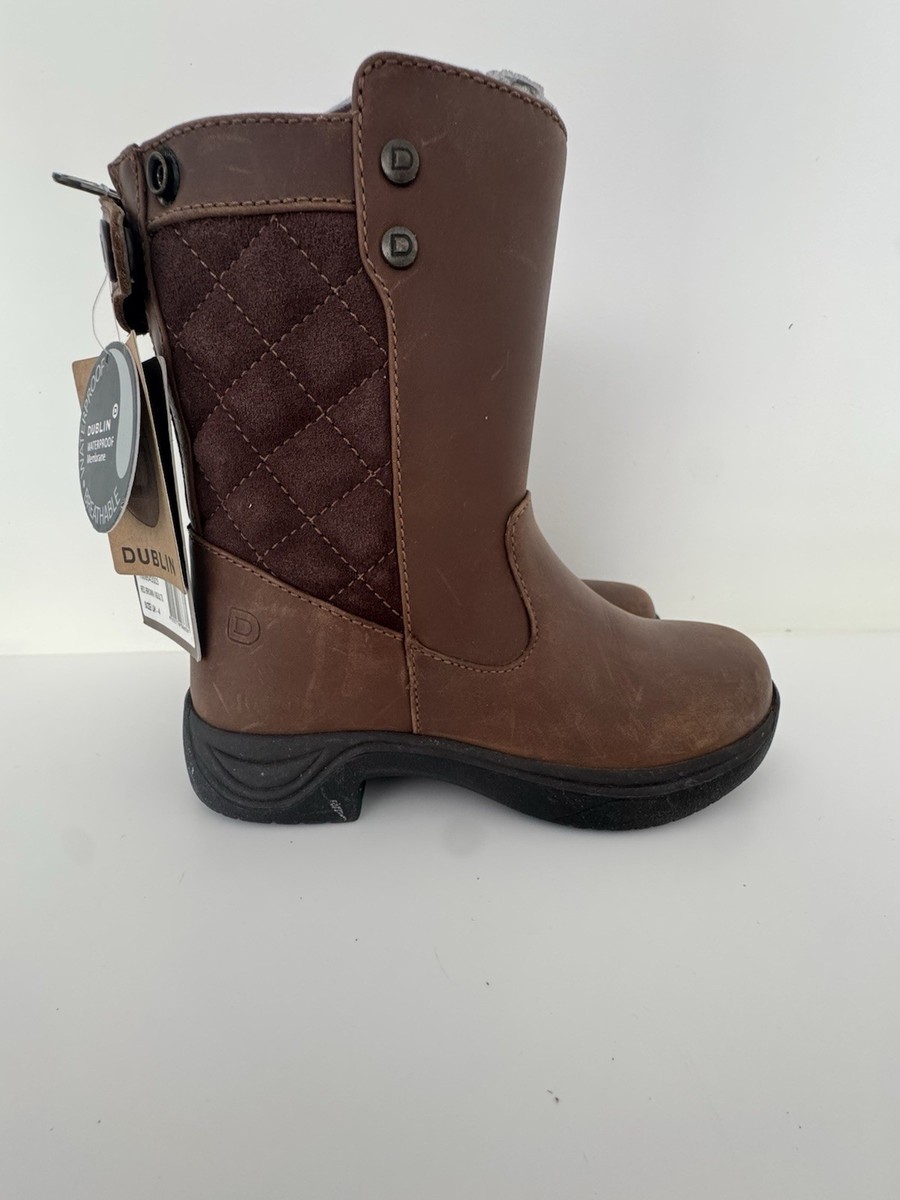 Dublin Womens Queenie Breathable Waterproof Country Boots Red