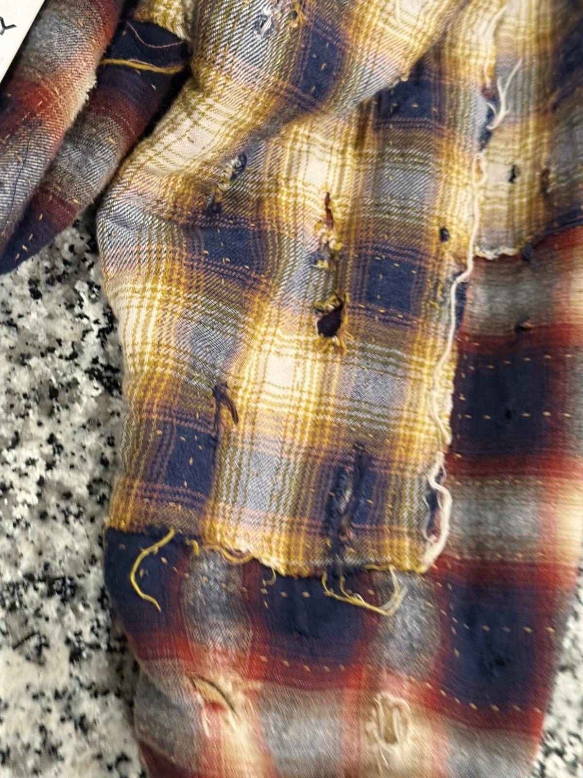 $2,950 Givenchy Plaid Patchwork Jacket Size M ( O… - image 8