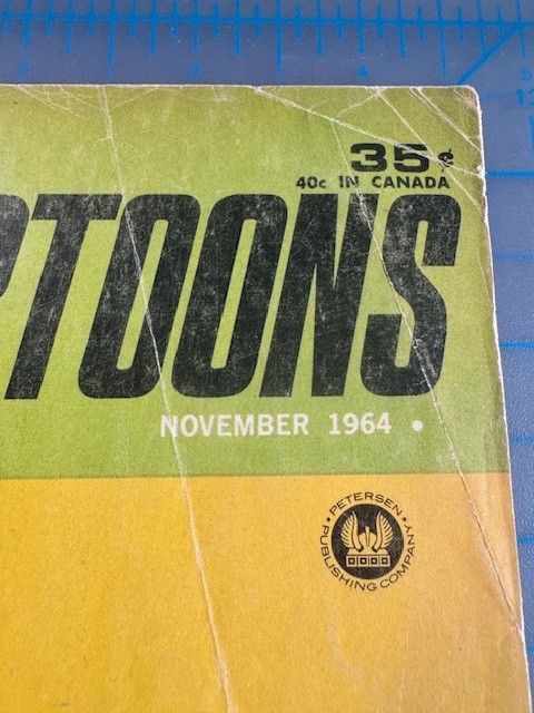 CB-008 HOT ROD CARTOONS, First Issue, November 1964, Classic Automotive Humor