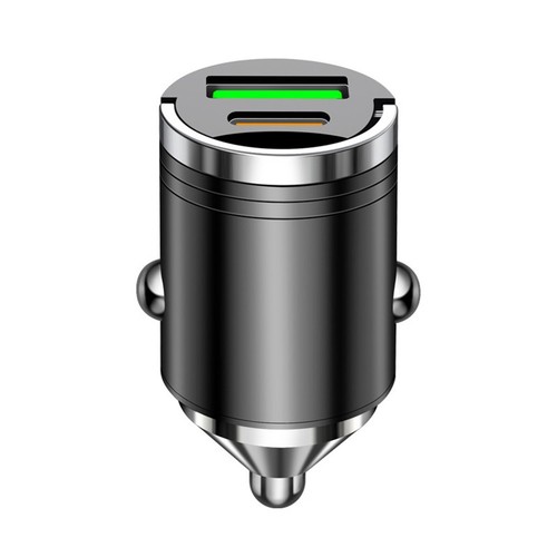 Chargeur Double USB Chargeur Aluminium Charge Voiture Compatible avec La plupart - Photo 10 sur 16