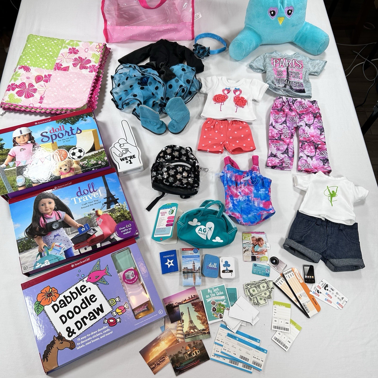 And Accessories Lot 18&rdquo; Paris Travel Sports Bedding