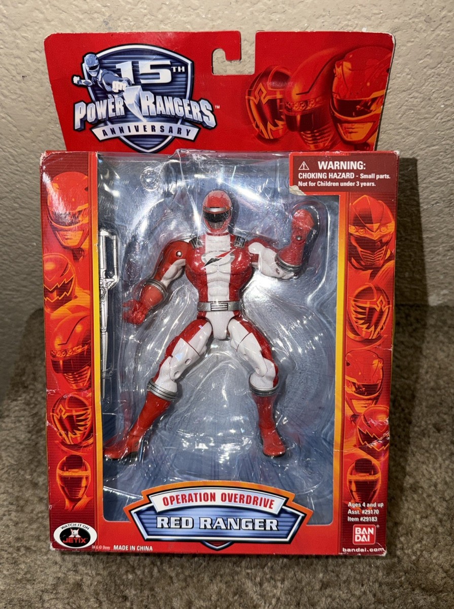 Power Rangers 15th Anniversary Operation Overdrive Red Ranger for