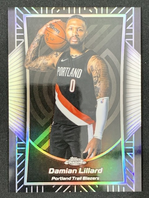 Damian Lillard 2025-26 Topps Chrome Update Shadow Etch #SE-4