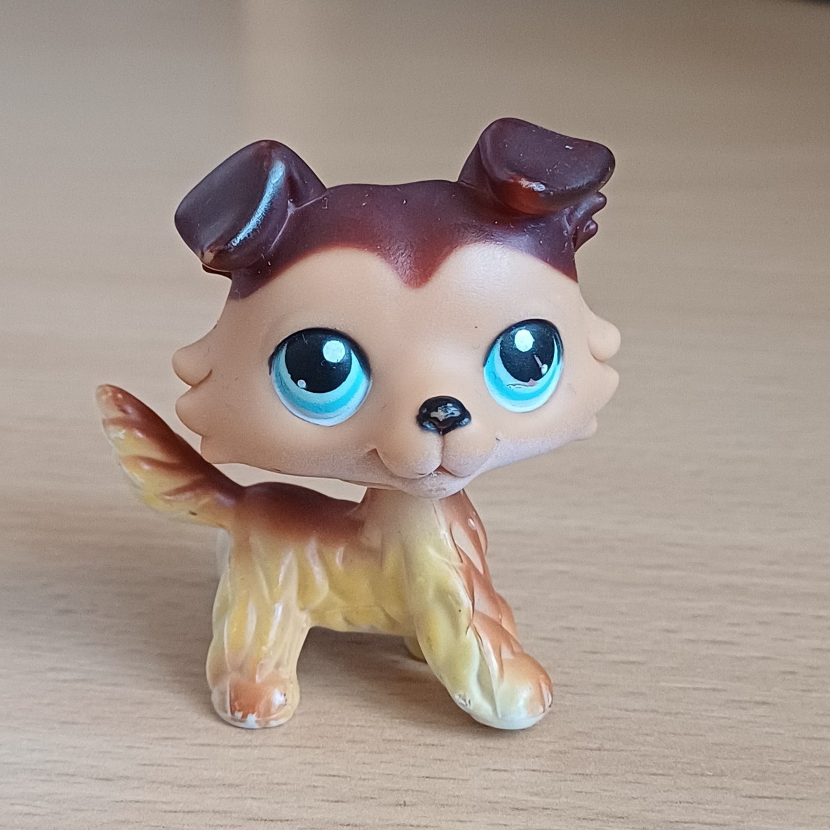 AT-mini PersonalⅡ Lps Littlest Petshop Pop Figure Border Collie Sage Paws Down