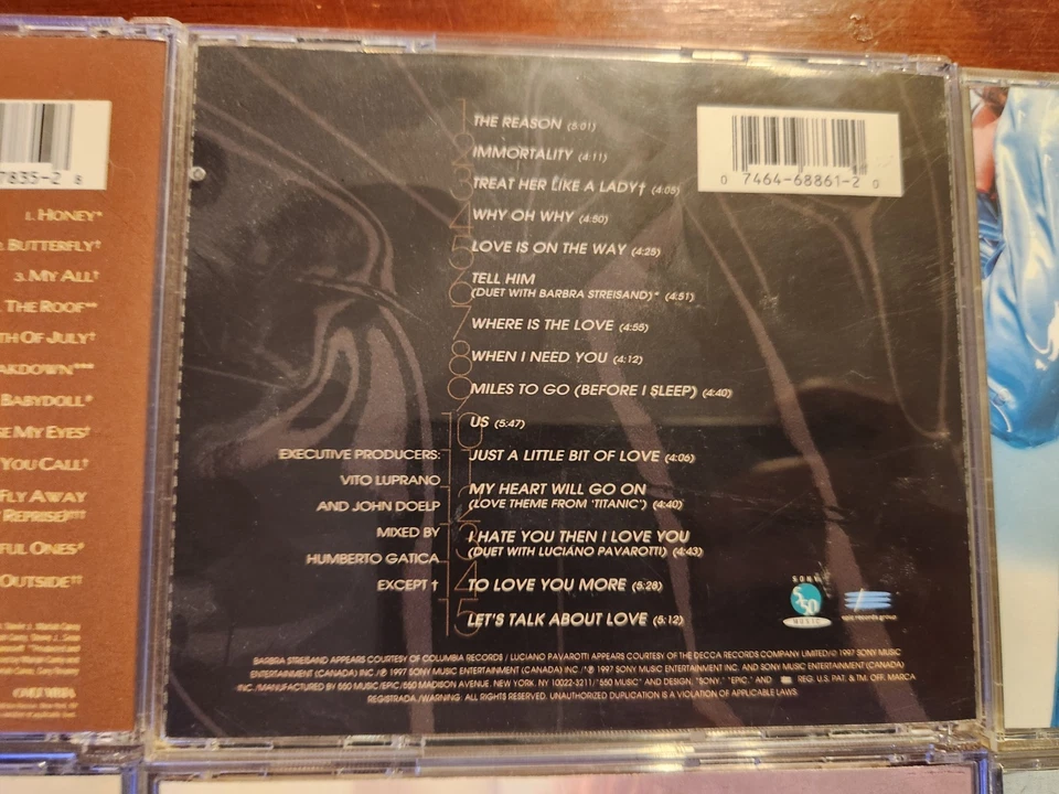 CD Lot 6 Classics 90s/00: Mariah Carey, J Lo, Celine Dion, Madonna, Cher, Selena Foto 4 de 4