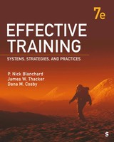 Effective Training | Systems, Strategies, And Practices | Blanchard (U. A.)