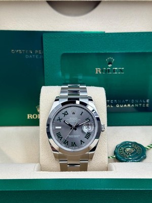 Rolex Datejust 41 Wimbledon Smooth Oyster 2026 Unworn 126300