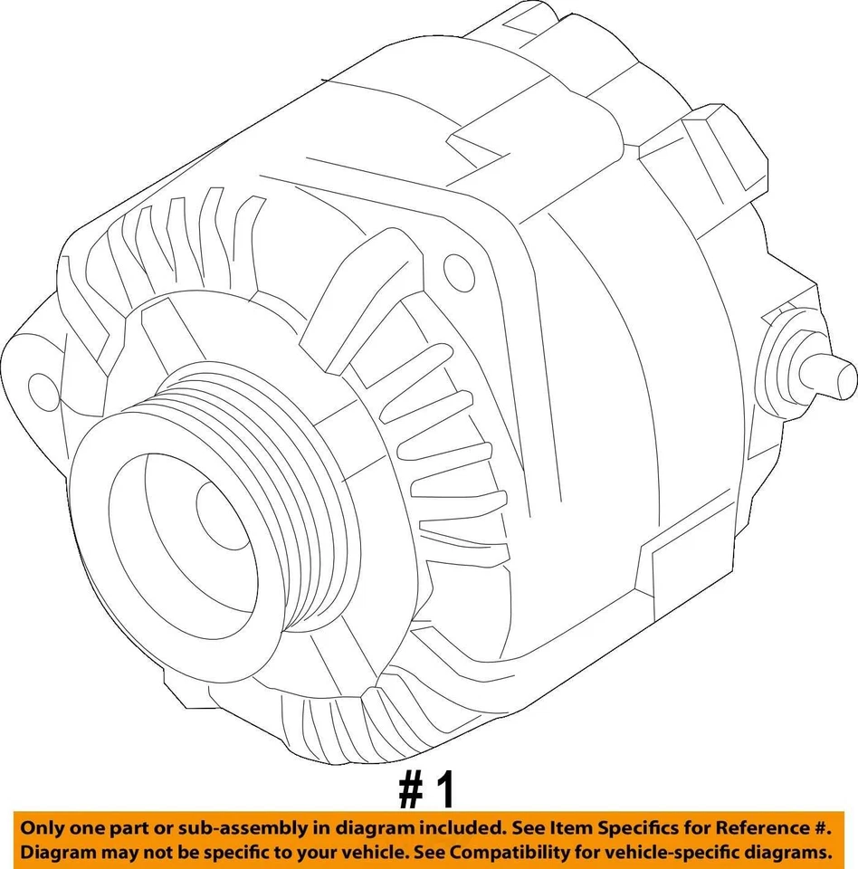 Nissan Pathfinder 2017 alternador generador montaje de carga motor fabricante original JPUI0 Foto 4 de 4