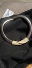 Vintage signed Monet Choker Silver Toned With White Enamel — photo 6