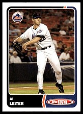 Al Leiter 2003 Topps Total #685 Mets MLB READ FREE SHIPPING AutographDen