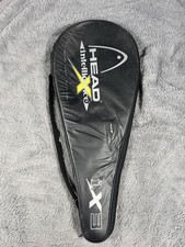 Head Intelligence I.X3 Oversize Tennis Racquet 4 3/8 Grip Black White Adult