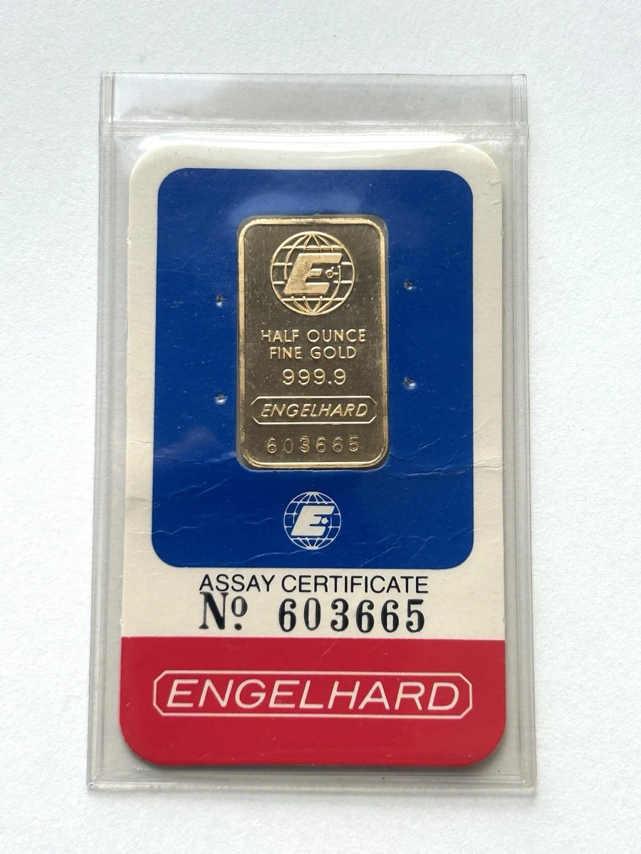 1/2 oz Precious Metal Content per Unit Engelhard Bullions for sale