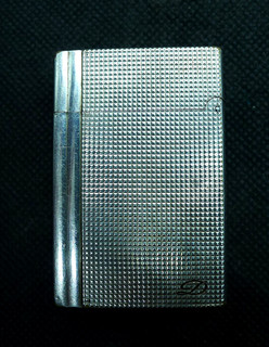 Briquet ST DUPONT Original Gatsby Plaqué Argent Ancien Vintage French Lighter