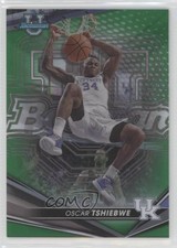 2022-23 Bowman U Best Green Refractor 48/99 Oscar Tshiebwe #81 0nr3