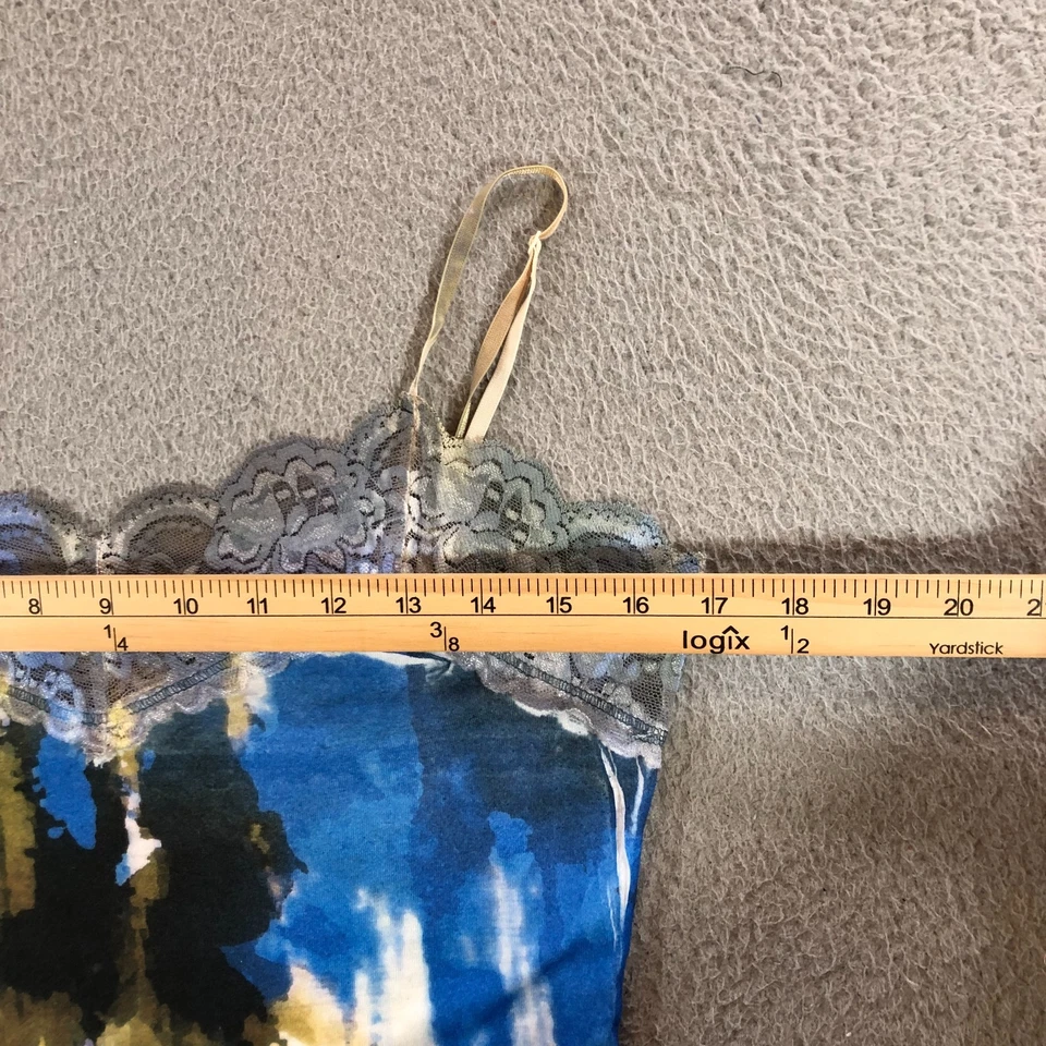 眼影衬衫女式 L 多色背心吊带娃娃 y2k — 第 3/4 张图片