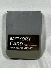 Play Station Memory Card PS1 Performance Sony Playstation 1