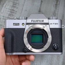 Fujifilm X-T20 XT20 Silver 24.3MP Mirrorless Digital Camera Body Only Silver