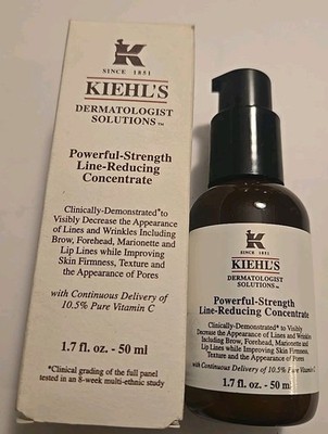 Kiehl's Powerful-Strength Line-Reducing Concentrate 1.7 oz  New in Box RP: $68+