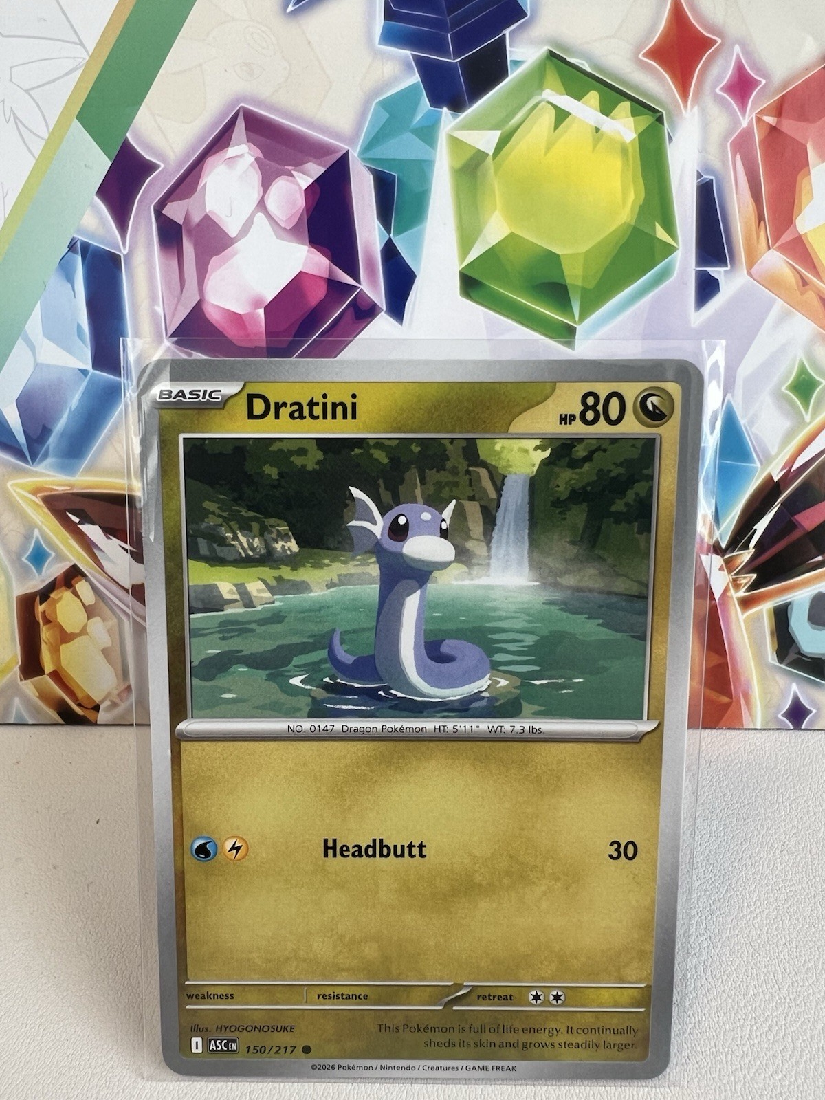 Dratini 150/217 Common Regular- Pokemon TCG Ascended Heroes - NM