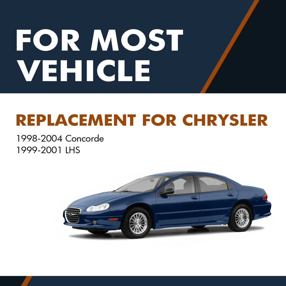 Par de 2 suportes de elevação de tampa traseira do porta-malas para 1999-2001 Chrysler LHS - Imagem 2 de 4