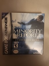 Minority Report (Nintendo Game Boy Advance, 2002) Brand New Sealed