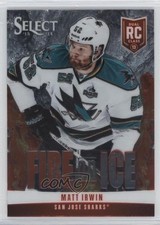 2013-14 Panini Select Fire on Ice Rookies Matt Irwin #FR-33 0q5