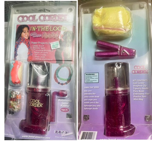 Vtg. Bond America Cool Corder In-the-loop Mini Mag Automatic Spool Knitter~NEW - Picture 2 of 4
