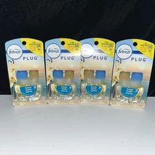 4 PACK-SERENE VANILLA SUNRISE Febreze Plug In Air Freshener Refill