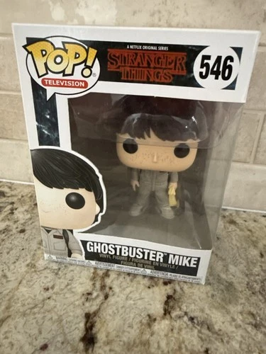 NEW In Box Funko Pop! Vinyl! Television Stranger Things Ghostbuster Mike # 546