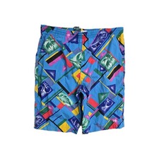 Vintage Men's Swimming Shorts Large California Beachfront Lined Boho Y2K