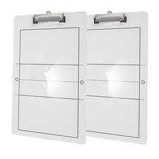 2 Pcs Volleyball Strategy Board Supplies Game Training for Sports