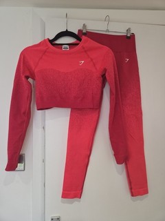 Ladies Gymshark Two Piece Set Size Small Excellent Condition