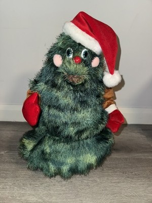 Vintage. Rock-a-Long OH! Weihnachtsbaum animiert singend tanzend 18 Zoll