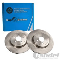 2X RAP Brakes Bremsscheiben 345Mm BelÜFtet Vorne Passend FüR Chrysler 300C Dodge