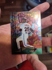 1998 Topps Finest The Man Barry Bonds Insert #TM2 #'d 229/500 with Coating! EPIC