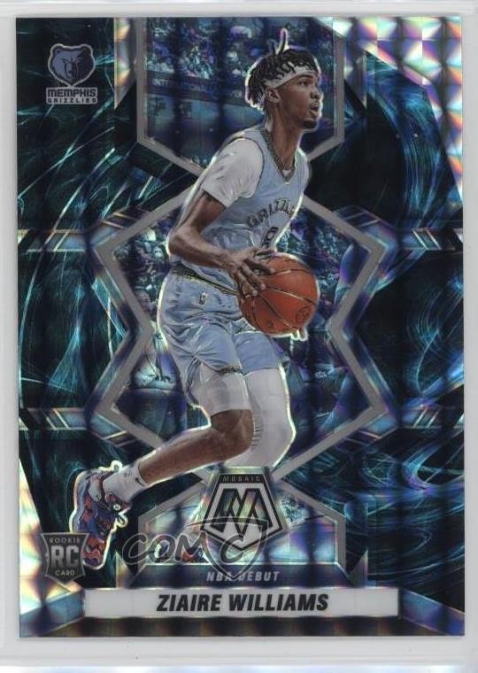 2021-22 Panini Mosaic NBA Debut Genesis Prizm Ziaire Williams #273 Rookie RC zt7