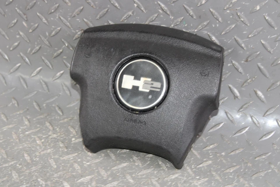 03-07 Hummer H2 Black Driver Column Steering Wheel Crash Airbag Air Bag OEM WTY Foto 3 de 4