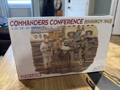 1:35 Dragon 6144 German Commanders Conference Kharkov 1943 Model Kit PM0451