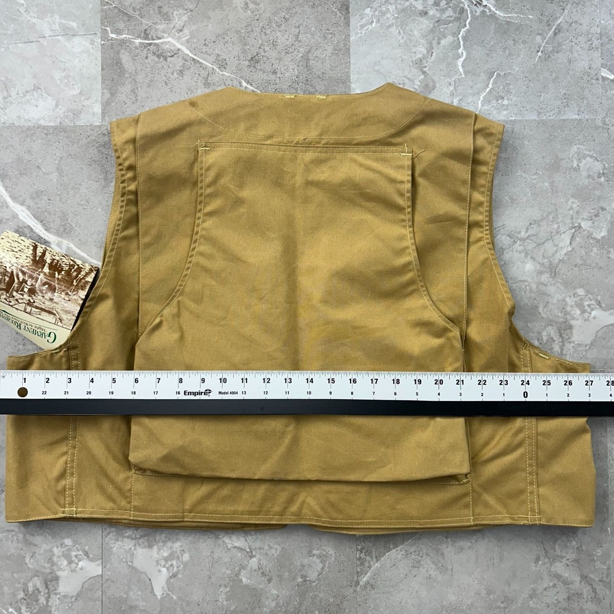 90s Vintage Filson Hunting Vest Mens Large Half Moon Waterfowl